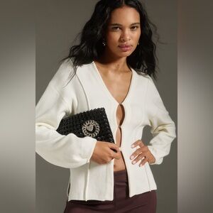 Petal & Pup Cream Cardigan Sweater